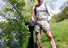 Gay bike, gay nature, balls