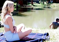 Outdoor Joy With Breasty Sweetheart Maya Rose