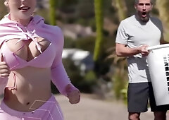 Sexy Stepmoms Warm Up Their Naughty Boys After Snowball Fight - Holiday Special Edition