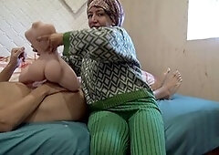 Turkish stepmom Souzan Halabi catches her 18-year-old stepson getting busy with a Tantaly doll
