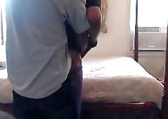 Interracial sex with black BBw tranny