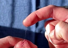 Cumming Hard With Satisfyer In Front Of Window