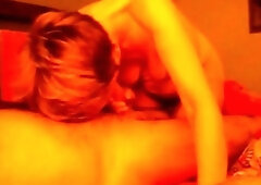 Skinny Blonde Granny Screams for Rough Sex
