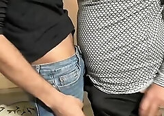 lets flip,-huge dick top Latin bear bottoms for a change