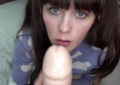 Amateur Brunette Double Toying On Webcam