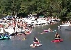 These party hoes are as horny as they are sexy and they love being half naked