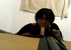 Joselynne CrossDresser Lick My Cum