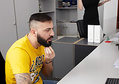 Huge titted boss Tanya Virago gets ravaged by her workmate