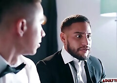 Cheaters Almost Caught Fucking In The Bathroom