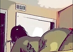 Brick Vs Large Butt Latin babe