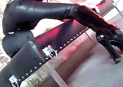 Domme Gently Auditions Naked male slave