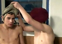 Fellow Soldiers Get Filthy in the Barracks