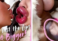 Jessy Bunny sucks Vienna Xtremes enhanced wang after getting our Lips Injected