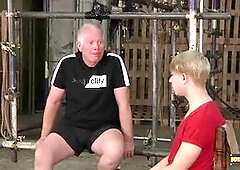 Dominant Sir Sebastian Kane Tantalizes Twink Daniel Hausser in a Wild Fetish Encounter