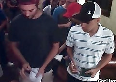 Group hazing gay orgy