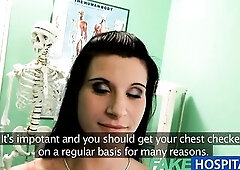 Doctor convinces patient to have office sex