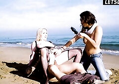 Large Titties Blond Screws a Honey's Lover Right in Front of Her - LALIN GIRL mother I'd like to fuck