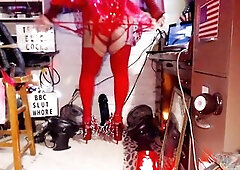 I love to get all dolled up as a BBC-worshipping white sissy bitch floozy bitch in the excited outfit which my EBONY DAD selected from my galleries, I