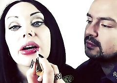 Buyer Comment: A clip where u slow kiss a boy partner close to the camera whilst wearing your shiny red lipstick.