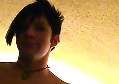 Rough bareback time for cute twink pair