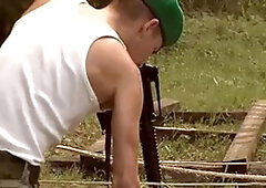 Blond and Slim: A Raw Training Session