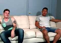 BoysFirstTime: Sucking dick beside shaved amateur Blake Barnes