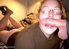 Ivy McNea, the seductive redhead, gives a mind-blowing cock worship blowjob and savors a mouthful of cum in 4k quality