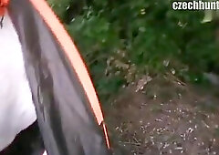 Camping Twinks Giving Head