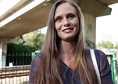 Hairy Pussy German Girl Orgasms Multiple Times In Pick Up Casting