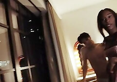 Punk British Twink Takes Big Black Girlcock Up His Tight Posh Hole - POV Blowjob and Anal