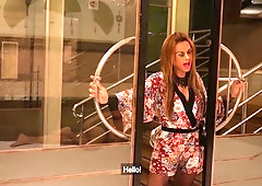 TransBella - Big-Titted T-Girl Pounded after Soiree