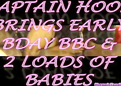 CAPTAIN HOOK BOINKS THE KITTEN AND GLOBS two FLOW OF BABIES