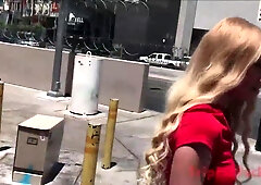 Walk around at the Vegas de-robe, she showcased her panty