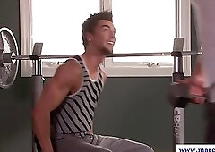 Jocks sucking dick after working out