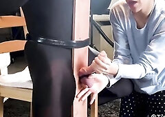 The ULTIMATE Femdom Tugjob - Mastix Ava Makes Her Milking Pet SPRAY His Load ACROSS THE ROOM!!