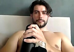 Hot Italian Guy Testing His New Toy
