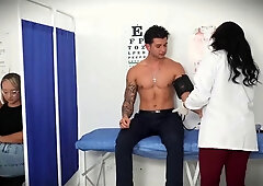 Marianas Anatomy Chapter Ii: Dr. Martix Has Risky Sex with Her Patient Next to His Wife - Mariana Martix