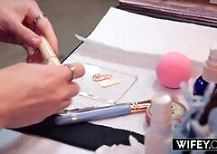 WIFEY Gorgeous Blonde Hotwife Elana Bunnz Takes A Thick BBC In Front Of Hubby