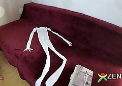 Seamless Five Fingers Nylon Catsuit Without Zipper