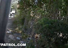 BUM CHUM PATROL - Officers In Pursuit Of Black Suspect, They Are Not Pummeling Around