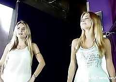 Two unbelievable babes get kinky with a blonde MILF