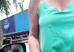 I was awaiting for my wife in the parking lot when a strange mother i'd like to fuck took my ramrod in her hand and didn't let go until I ca