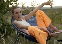 Caught cheating on a college trip while getting naughty in public