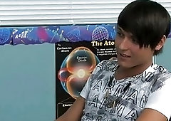 Gay twinks porn emo The lad dudes are trapped in the classroom and