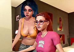 Shemale cartoon, shemale stepmom