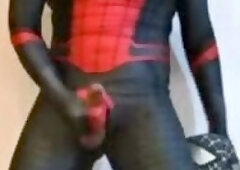 black Spiderman dick Spiderman