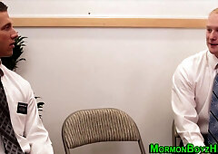 Mormon hottie Anoints and masturbates with a condom