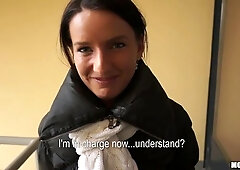 Tattooed brunette Megan Promisita nicely penetrated by massive dick
