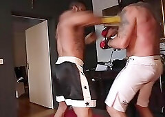 The Hairy-Steamy-Sporty Daddy Dominated His Boxer Prey