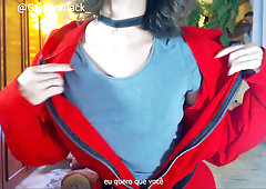 Portuguese JOI - Tokyo Money Heist costume play
